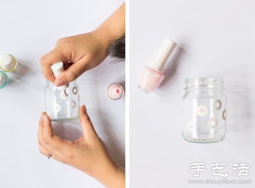 玻璃瓶廢物利用手工制作儲物罐/花瓶 -  rpnrmr.com