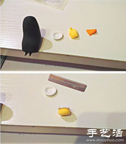 橡皮泥/軟陶/粘土DIY手工制作無臉男玩偶 -  rpnrmr.com