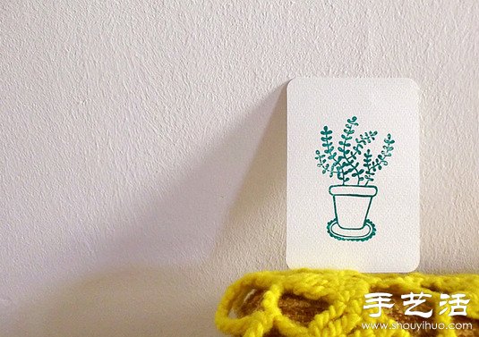 清新淡雅的手工橡皮章作品 -  rpnrmr.com