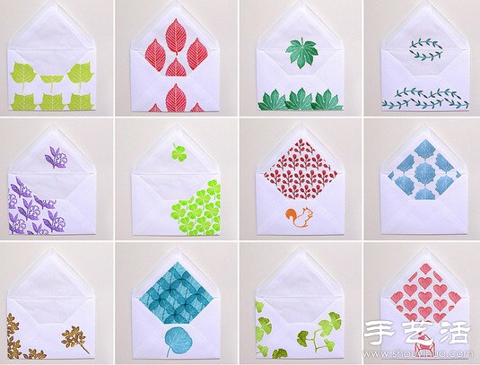 清新淡雅的手工橡皮章作品 -  rpnrmr.com