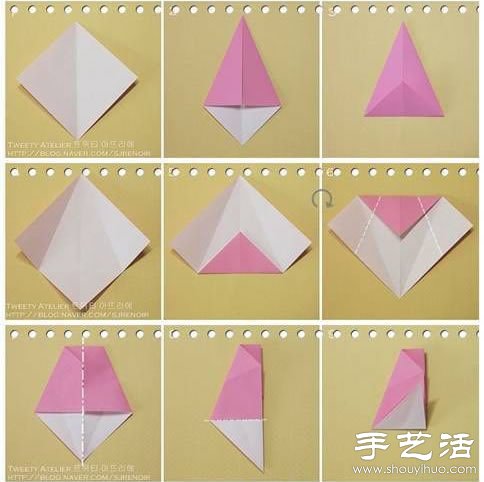 折紙手工：果盤制作教程 -  rpnrmr.com