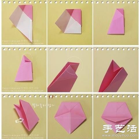 折紙手工：果盤制作教程 -  rpnrmr.com