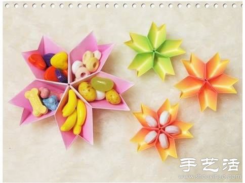折紙手工：果盤制作教程 -  rpnrmr.com