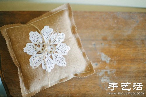 森系婚禮中常見的手工制作麻布戒枕 -  rpnrmr.com