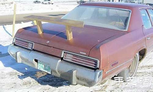 簡(jiǎn)單又省錢的汽車尾翼改裝DIY -  rpnrmr.com