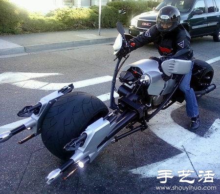老外DIY的蝙蝠摩托車(chē) -  rpnrmr.com