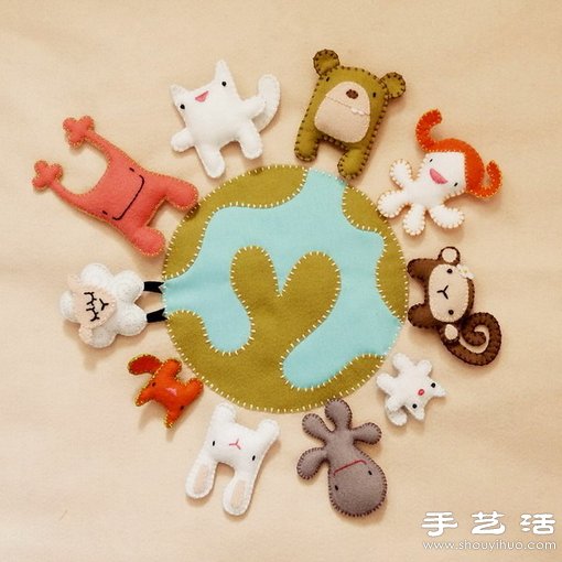 萌萌的布藝小手工玩偶 -  rpnrmr.com