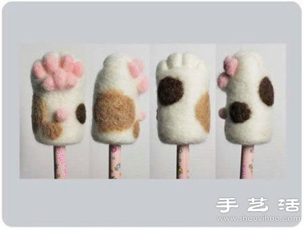 非常萌的貓咪主題羊毛氈手工藝品 -  rpnrmr.com