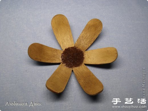 雪糕棍變廢為寶手工制作漂亮手工花 -  rpnrmr.com