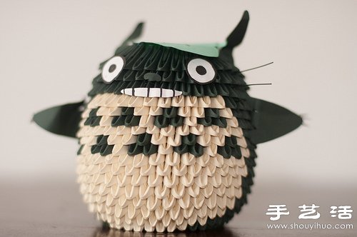折紙三角插DIY龍貓裝飾擺件 -  rpnrmr.com