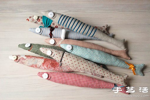 可愛(ài)搞笑的布藝小魚(yú)掛件/玩偶 -  rpnrmr.com