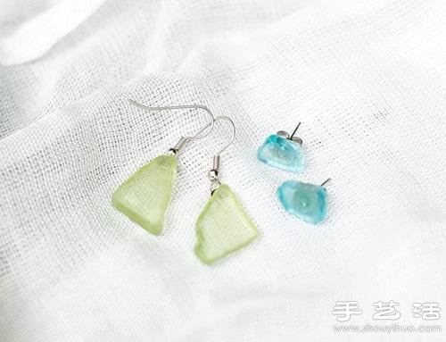 玻璃馬賽克手工制作清新手鏈/耳墜/耳釘 -  rpnrmr.com