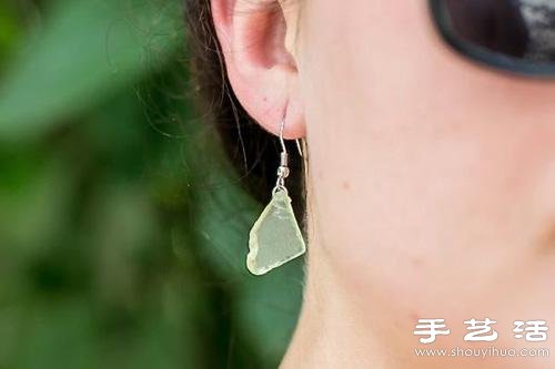玻璃馬賽克手工制作清新手鏈/耳墜/耳釘 -  rpnrmr.com