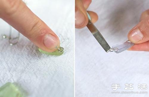 玻璃馬賽克手工制作清新手鏈/耳墜/耳釘 -  rpnrmr.com