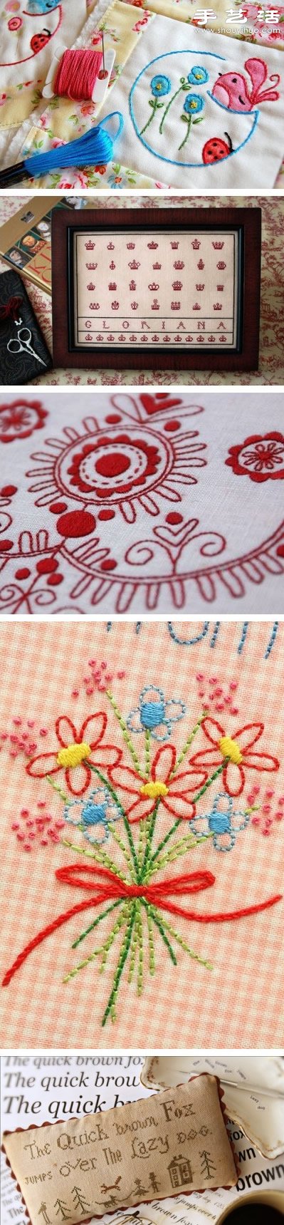 小清新可愛刺繡作品欣賞 -  rpnrmr.com