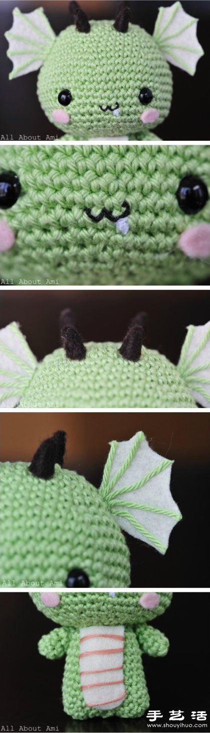鉤針手工制作超萌龍寶寶玩偶 -  rpnrmr.com