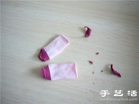 襪子+棉花+紐扣 手工制作兔子娃娃玩偶 -  rpnrmr.com