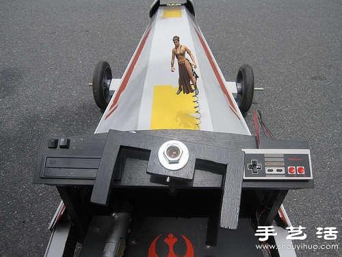 紙箱變廢為寶DIY星球大戰(zhàn)X-wing樣式小車 -  rpnrmr.com