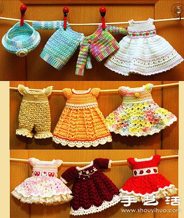 針織超可愛迷你裙子手工藝品 -  rpnrmr.com