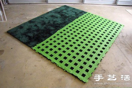 舊物改造創(chuàng)意：舊地毯簡單手工DIY漂亮紋路 -  rpnrmr.com