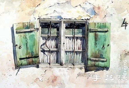 Ernst Grillhiesl作品：窗臺上的舊時光 -  rpnrmr.com