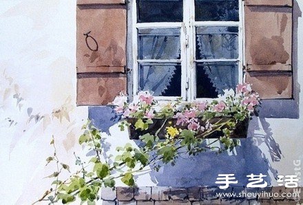 Ernst Grillhiesl作品：窗臺上的舊時光 -  rpnrmr.com