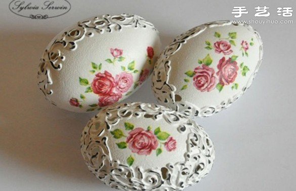 帶鏤空精美蛋雕手工藝品制作方法教程 -  rpnrmr.com