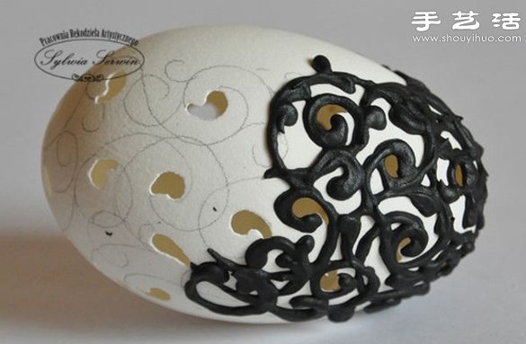 帶鏤空精美蛋雕手工藝品制作方法教程 -  rpnrmr.com