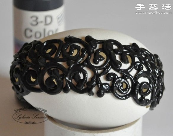 帶鏤空精美蛋雕手工藝品制作方法教程 -  rpnrmr.com