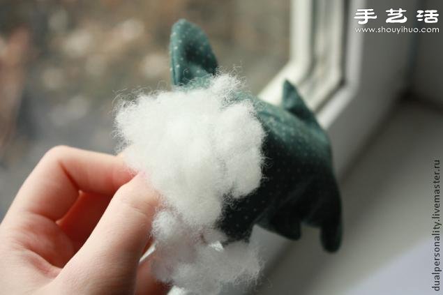 手工布藝貓咪靠枕/抱枕/玩偶/掛件制作圖解 -  rpnrmr.com