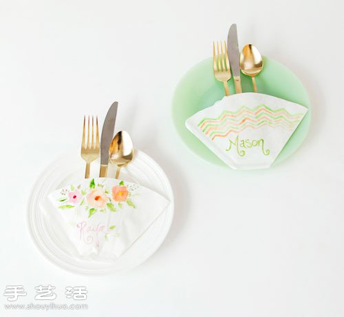 貼心餐桌卡片手工制作教程 -  rpnrmr.com