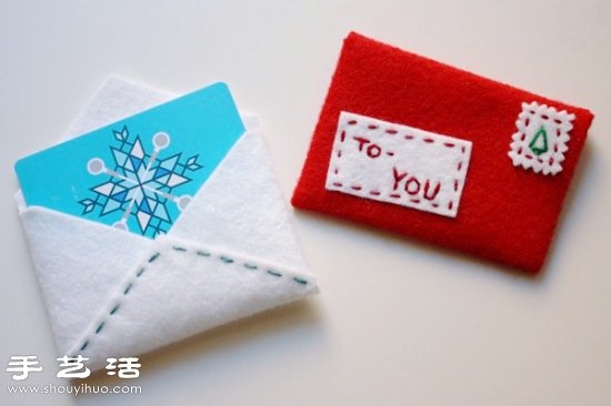 毛氈布手工DIY布藝卡包/信封圖解教程 -  rpnrmr.com