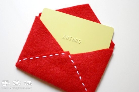 毛氈布手工DIY布藝卡包/信封圖解教程 -  rpnrmr.com