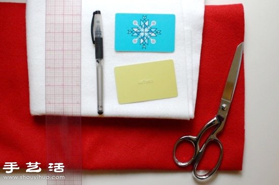 毛氈布手工DIY布藝卡包/信封圖解教程 -  rpnrmr.com