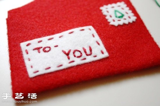 毛氈布手工DIY布藝卡包/信封圖解教程 -  rpnrmr.com