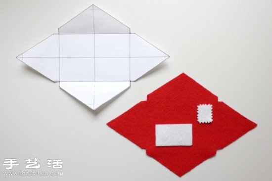 毛氈布手工DIY布藝卡包/信封圖解教程 -  rpnrmr.com
