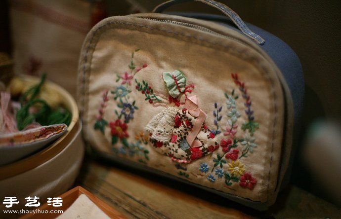 韓國風甜美手工布藝包包刺繡作品 -  rpnrmr.com