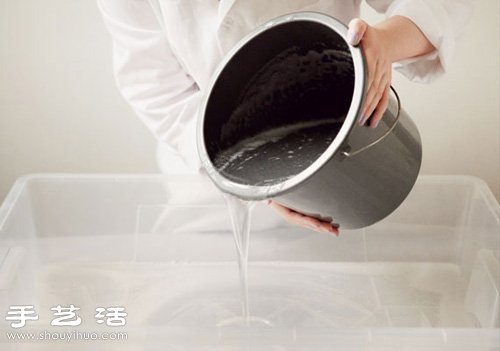 軋染工藝DIY手工制作帶大理石紋路的絲巾 -  rpnrmr.com