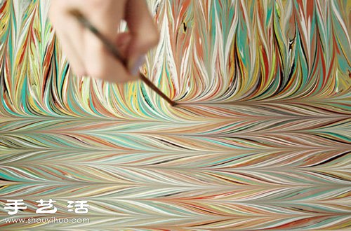 軋染工藝DIY手工制作帶大理石紋路的絲巾 -  rpnrmr.com