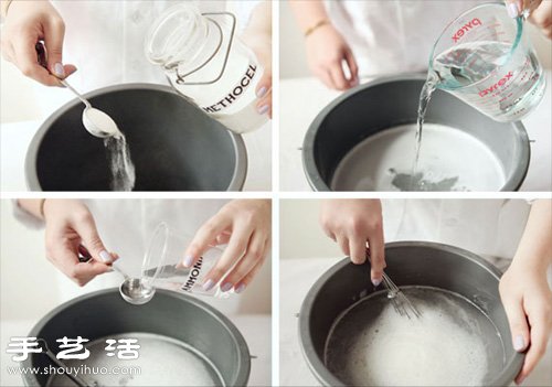 軋染工藝DIY手工制作帶大理石紋路的絲巾 -  rpnrmr.com