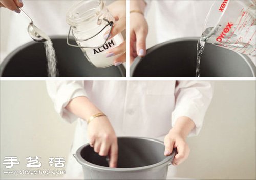 軋染工藝DIY手工制作帶大理石紋路的絲巾 -  rpnrmr.com