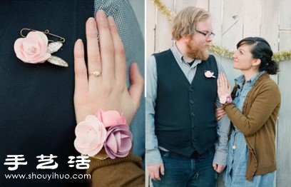 唯美紙花/花朵胸針手工制作圖解教程 -  rpnrmr.com