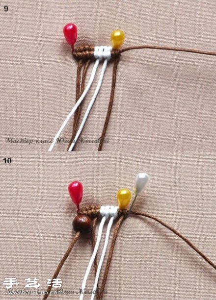 手工編織制作帶串珠民族風(fēng)耳環(huán)/掛件/掛飾 -  rpnrmr.com