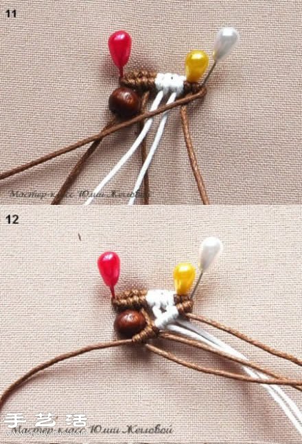 手工編織制作帶串珠民族風(fēng)耳環(huán)/掛件/掛飾 -  rpnrmr.com