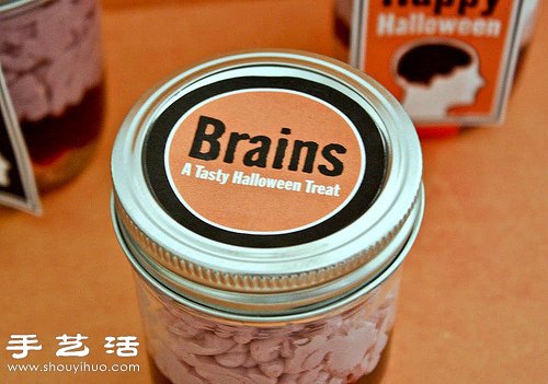 DIY萬圣節(jié)專用惡搞“大腦”蛋糕 -  rpnrmr.com
