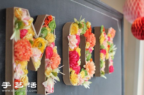 鮮花DIY超美的字母插花裝飾 -  rpnrmr.com
