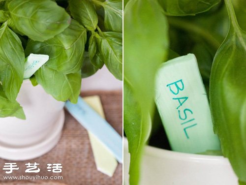 粘土手工制作 給盆栽DIY一款可愛的小標(biāo)簽 -  rpnrmr.com