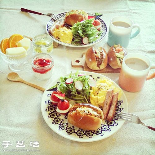 一位日本主婦分享日常生活中的豐盛早餐 -  rpnrmr.com