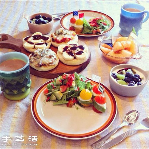 一位日本主婦分享日常生活中的豐盛早餐 -  rpnrmr.com