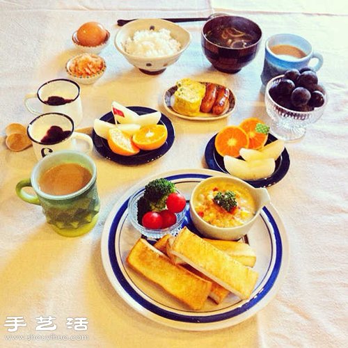 一位日本主婦分享日常生活中的豐盛早餐 -  rpnrmr.com